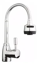 Comprar Canilla Griferia Flexible Monocomando Pico Duchador Acabado Cromado Color Gris