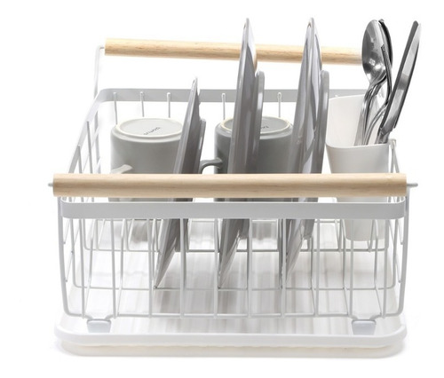 Imagen 6 de 10 de Seca Platos Escurridor Casa Secado Lavado Plato Con Bandeja