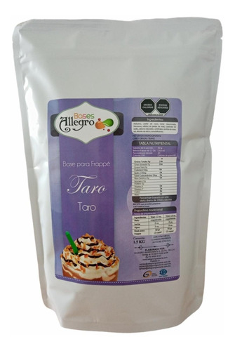 Base En Polvo Para Frappé Sabor Taro 1.5 Kg