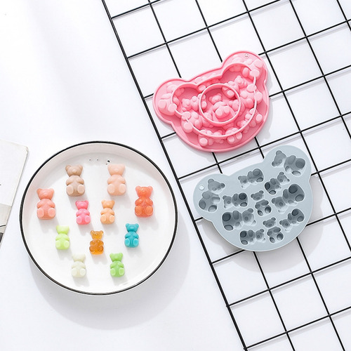 (pk) Cavities Silicone Fondant Moulds Baking Tool Bear