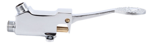 Copper Single Cold Water Faucet Pedal Tap For Home Hospital