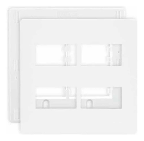 Placa 4x4 4 Posto Separado Infiniti Branco Com Suporte