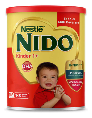Tarro De Leche En Polvo De 3.52 Libras Nestle Nido Kinder 1+