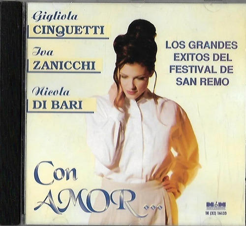 Cinquetti - Zanicchi - Di Bari - Con Amor - Cd - Impecable!!