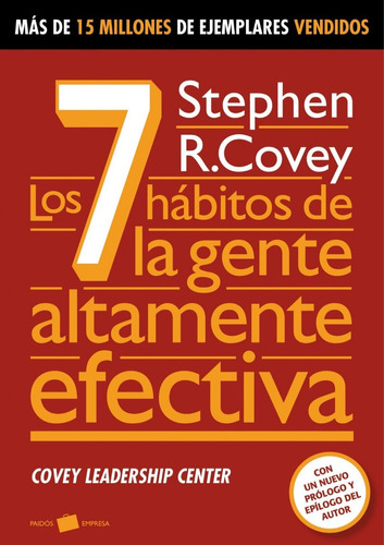 Los 7 Hábitos De La Gente. Stephen R. Covey. Libro Físico