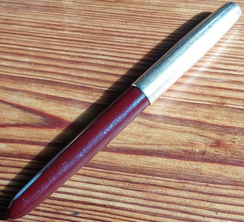 Lapicera Parker 51 Oro Gold Filled 12k Usa Bordeaux Pluma (Usado)