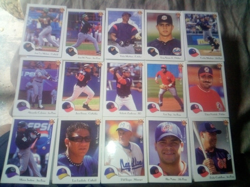 Imagen 2 de 7 de Barajitas De Béisbol Venezolano Line Up (2002-2003)
