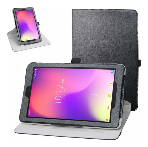 Bige Funda Giratoria Para Alcatel Joy Tab 360 Grado Soporte