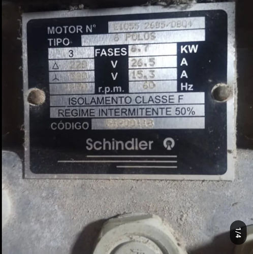 Motor De Ascensor Marca Schindler 