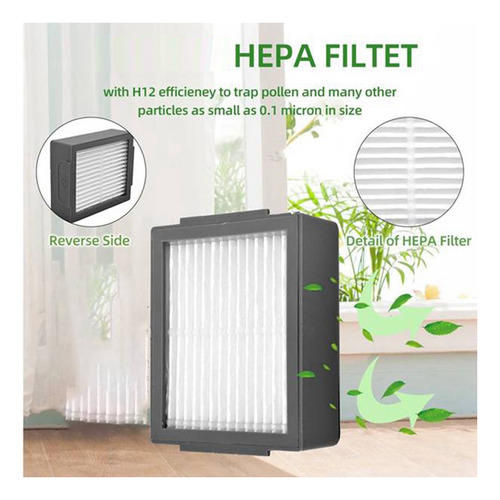 Nova Pacote Com 8 Filtros Hepa Para Irobot Roomba I3 I4 I7+