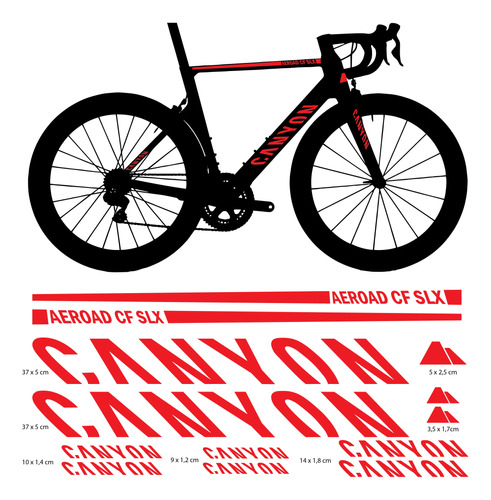 Calcos Para Bicicleta Canyon Aeroad