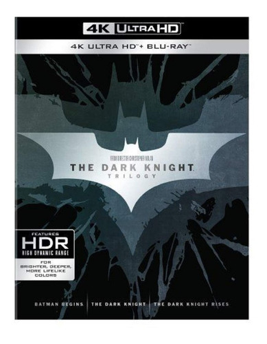 Blu Ray 4k Ultra Hd Dark Knight Trilogy Batman Nolan Origina