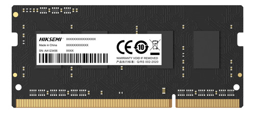 Memória Ddr4 Hiksemi Sodimm Hsc408s32z1 8gb 3200mhz Cl22