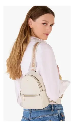 Retail $379 Kate Spade Emma Backpack Ivory Pebbled Leather Gold Spade NWT kate spade | Bags | G Kate Spade Emma Beige Pebbled Leather  main image 4