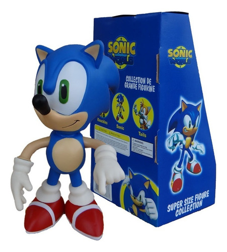 Boneco Sonic Articulado Grande Original Brinquedo