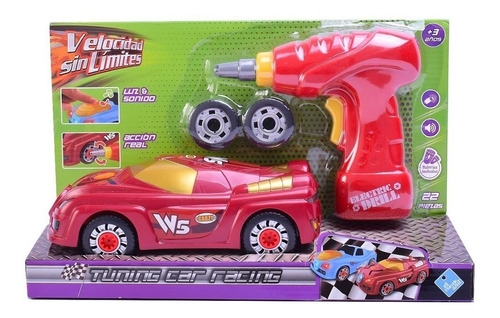 Auto Desarmable Con Destornillador Luz Y Sonido Art 7214