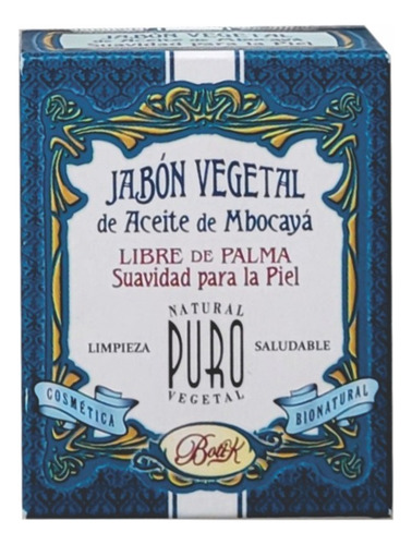 Jabón Vegetal De Aceite De Coco Mbocayá 60g