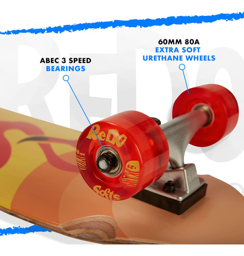 Redo Skateboard Co. Redo Patineta Completa Zodiac Premium
