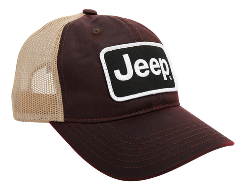 Sombrero Con Parche De Malla Chino Encerado Jeep
