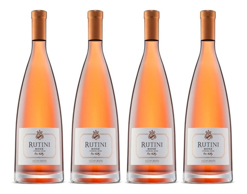 Caja X4 Vino Rose Rutini 750 Ml