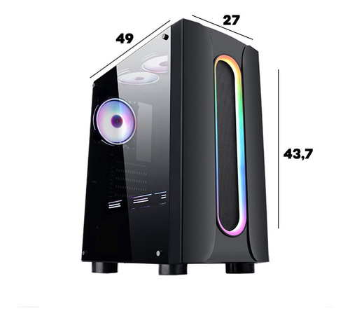 Imagem 4 de 11 de Pc Gamer Completo I7 Gtx 1650 32gb Ram Hd 1tb Ssd Monitor 27