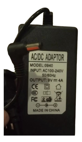 Imagen 1 de 2 de Transformador 9v 4a Compatible Vx510 Vx520 Verifone Nuevos!!