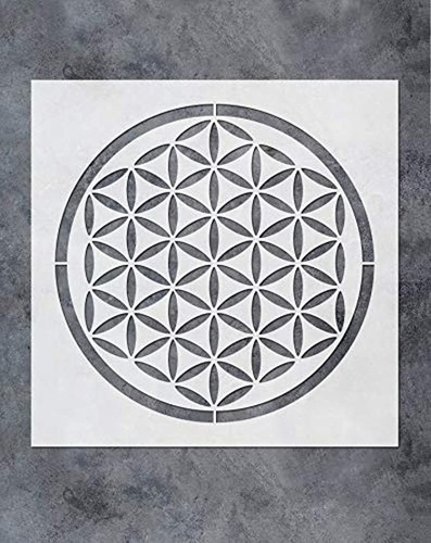 Gss Designs Flower Of Life Stencil Para Crystal Grid Art