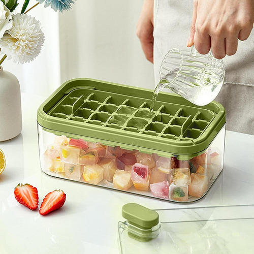 Par De Forma De Gelo Com Dispenser Para Restaurante Bar Pub Cor Transparente