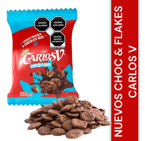 Carlos V Choc And Flakes Estilo Krankys 9 Bolsitas