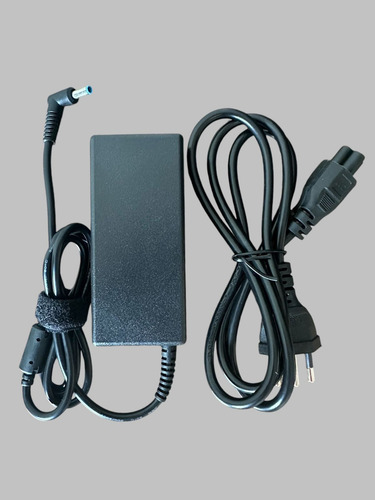 Fonte Notebook Hp Pino Azul Compativel Pavilon 14t Elitebook Cor Preto