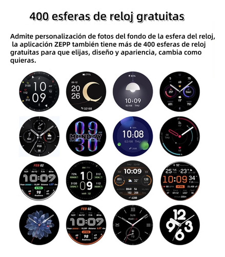 Amazfit Active 2 Reloj Inteligente 44 Mm, Batería De 10 Días, Monitor De Fitness, Monitor De Sueño, Mapas Gps, Más De 160 Modos Deportivos, Resistente Al Agua, Para iPhone Android Y Apple, Vidrio De Z