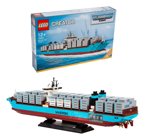 Barco Lego Maersk Triple E Buque 1516 Pz Contenedores 10241 