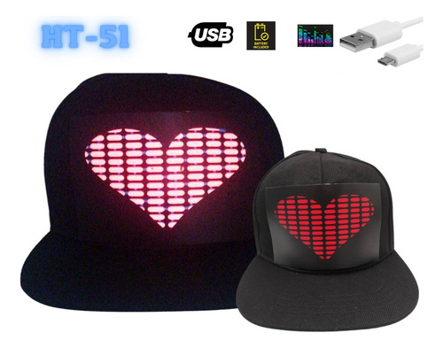 Gorra Led Modelo Big Love Ht51