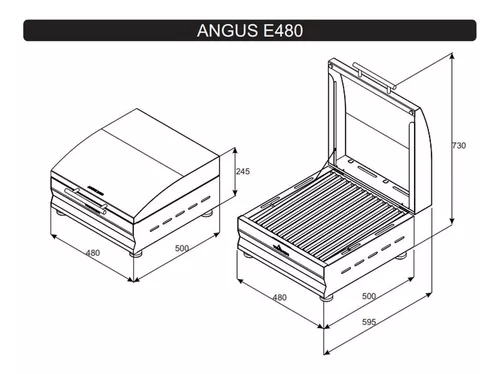 Parrilla eléctrica Angus E480 - Tromen - hbasadores