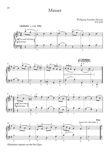 Mozart: 15 Easy Piano Pieces / 15 Piezas Fáciles Para Piano.