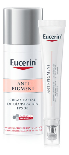 Eucerin Pack Rutina Antipigment Crema Día + Contorno De Ojos