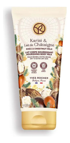 Yves Rocher Leche Corporal Reparadora De Karite Y Castaña Karité
