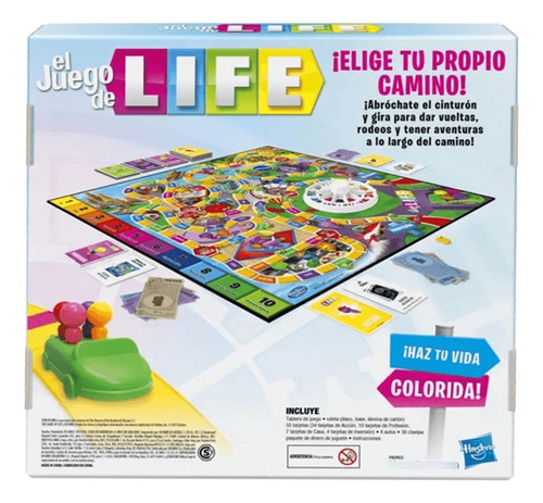 Juego De Mesa Life Tu Vida Tu Camino Hasbro