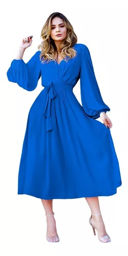 Vestidos Azul Rey Corto | 📦