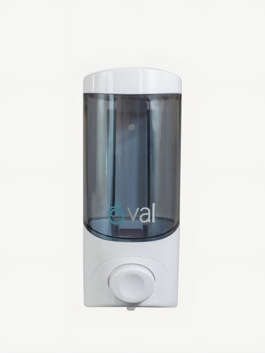 Jabonera Manual Oval® Dispensador Jabón 500ml, Blanca