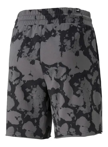 Short Puma Summer Graphic Aop Longline Shorts Tr Negro Mujer