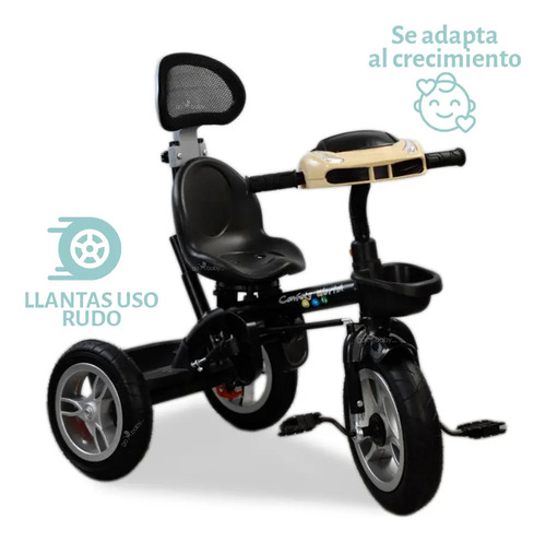 Triciclo Confetyworld Multifuncional 360 T19 Beige
