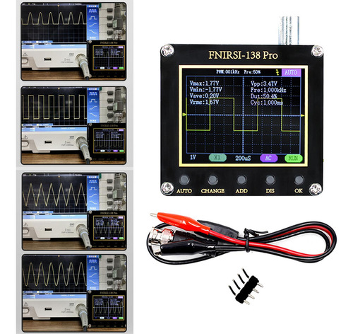Osciloscopio Digital De Sin Batería Y Sonda