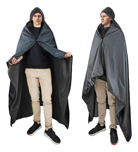 Catalonia Manta Impermeable Para Exteriores, Poncho De Manta