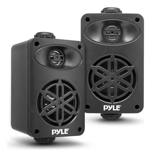 Pyle Usa - Par De Altavoces Para Interiores Y Exteriores, 20