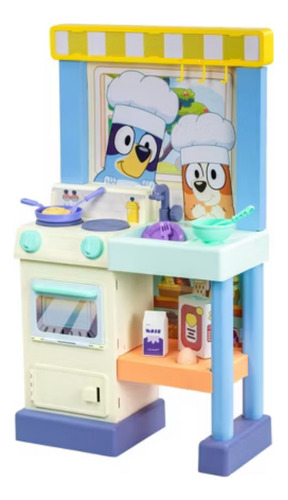 Mini Cocina Bluey Con Accesorios Original Set Cocinita