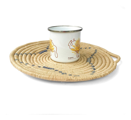 Imagen 2 de 6 de Taza De Peltre Araguaney