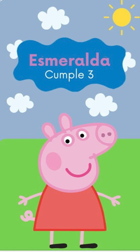 Invitacion Digital  De Peppa Pig