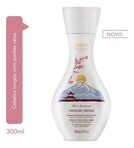 Amend Kit Millenar Óleos Japonese 4 Produtos + Seca Sem Friz