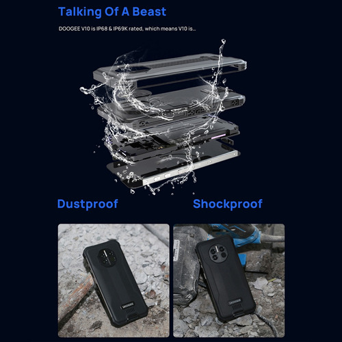Doogee V10 | Celular Resistente Ip69 Único Chile | 5g